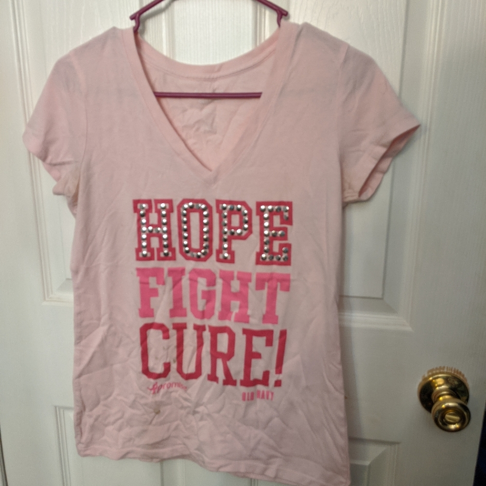 Old navy breast cancer shirt